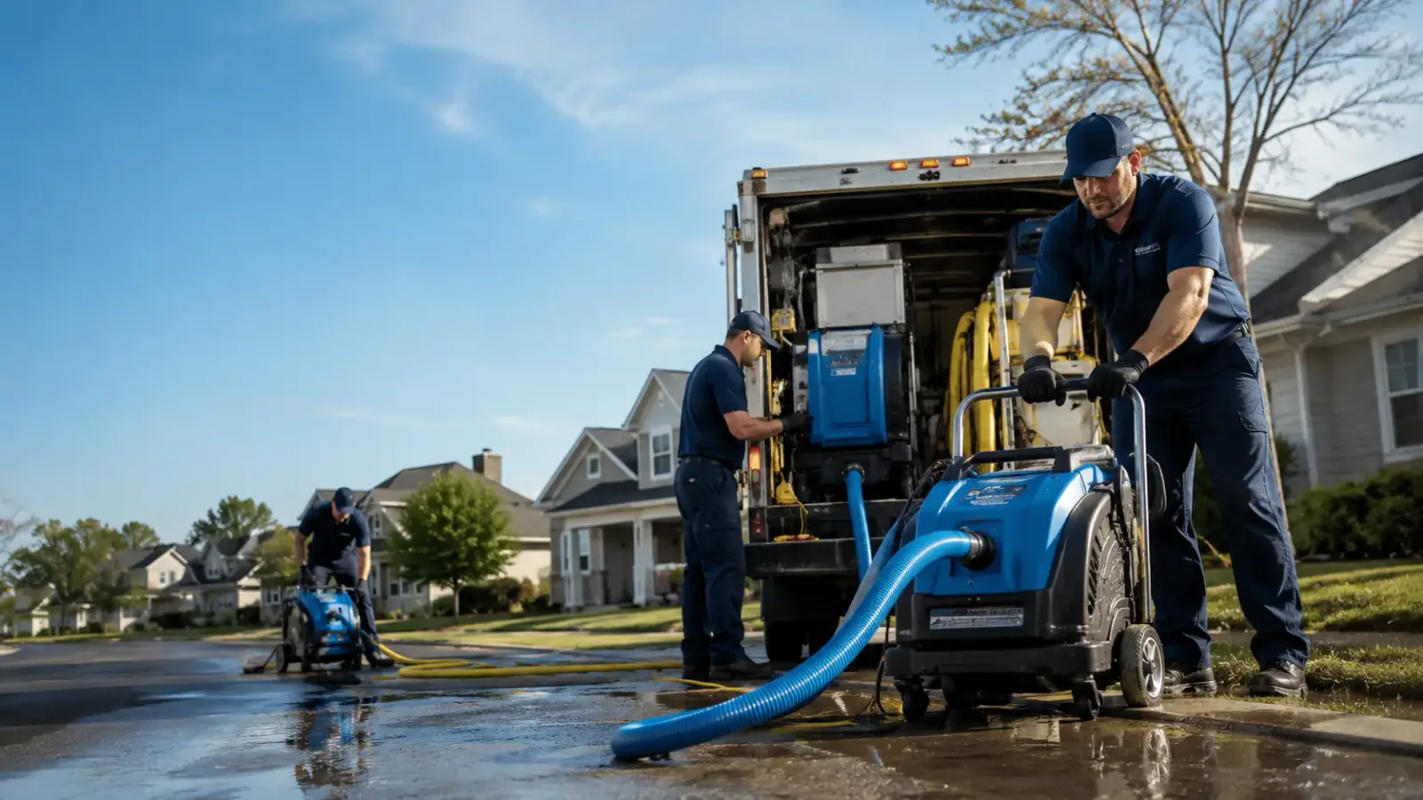 Flood Damage Cleanup in New Waverly, TX